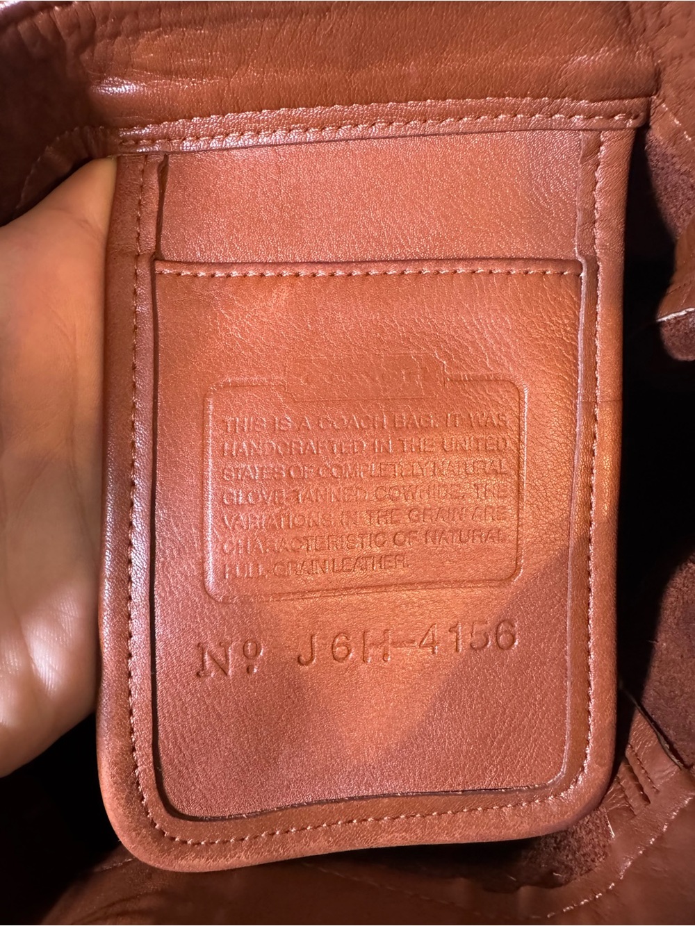 Coach Brown Leather Belted Crossbody Bucket Bag with Buckle - Picture 11 of 12